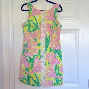 Lilly Pulitzer size 8 yellow and pink  shift dress